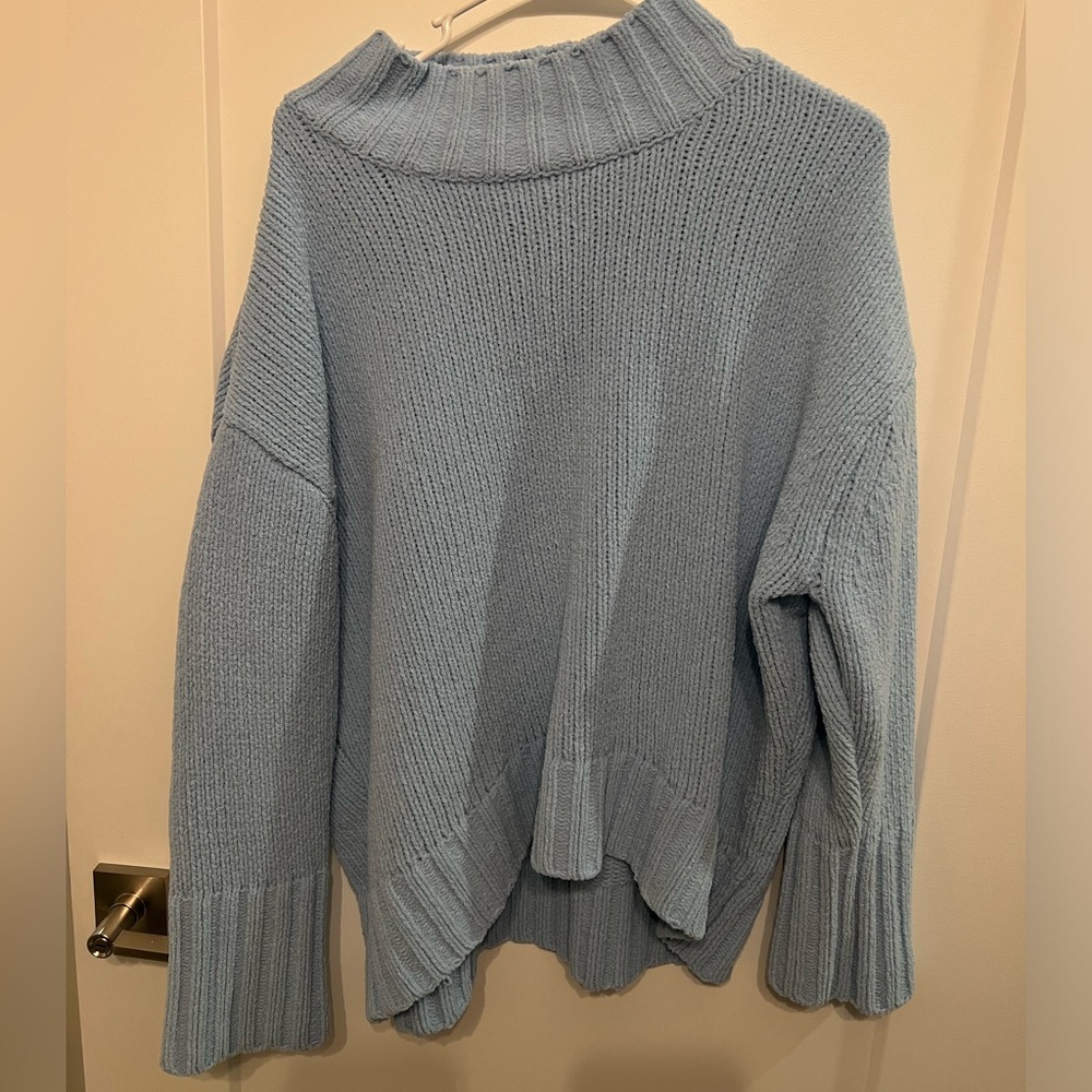Blue Knit Sweater